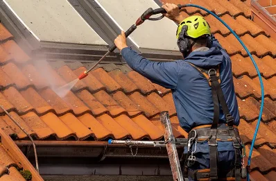 Démoussage et hydrofuge de toiture à Saliès